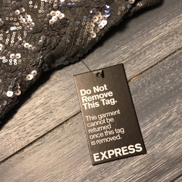 Express Racerback Sequins Dress - Picture 2 of 6